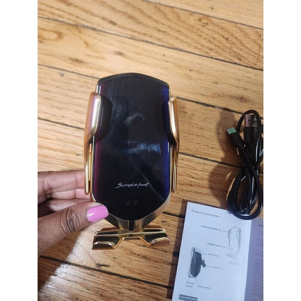 R2 Smart Sensor Wireless Car Charger/Phone Holder